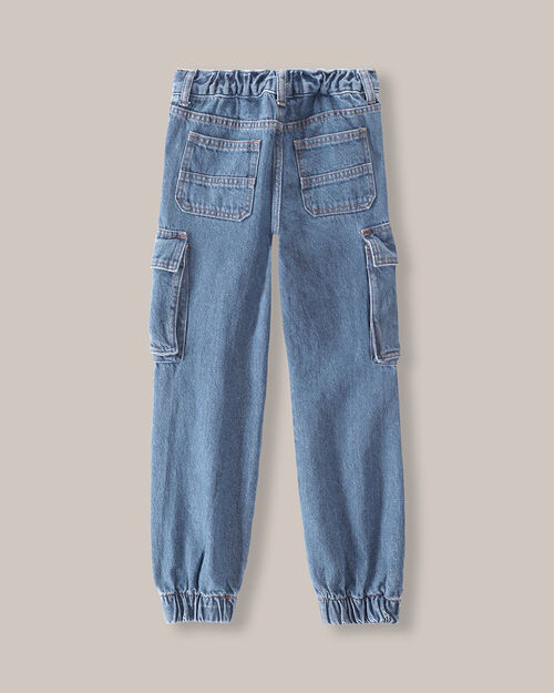 Jogger De Mezclilla Azul Cielo